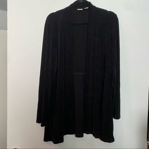 Chico’s traveler’s long sleeve black cardigan